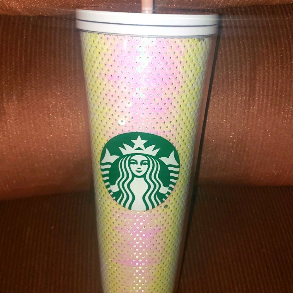 Starbucks holiday 2020 Xmas Sequins tumbler